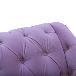 Кушетка фиолетовая с мягкой обивкой из велюра Michael Couch варинант исполнения - 4 | Loft Concept в Ростове-на-Дону