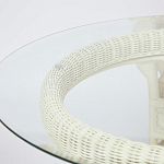 Комплект обеденный из ротанга Eloise grand white варинант исполнения - 13 | Loft Concept в Ростове-на-Дону