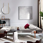 Дизайнерский журнальный стол с чёрной круглой столешницей Visanyp варинант исполнения - 2 | Loft Concept в Ростове-на-Дону