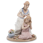 Статуэтка фарфоровая Мама с дочерью Charming Statuette варинант исполнения - 1 | Loft Concept в Ростове-на-Дону