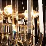 Бра цвета никель с изогнутыми хрустальными элементами Radiant Ribbons варинант исполнения - 7 | Loft Concept в Ростове-на-Дону