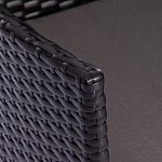 Обеденный комплект из искуственного ротанга Vintara черный варинант исполнения - 5 | Loft Concept в Ростове-на-Дону