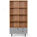 Широкий стеллаж с принтом Elise Rack варинант исполнения - 4 | Loft Concept в Ростове-на-Дону