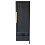 Узкий Шкаф Primo с 2 выдвижными ящиками Черный дуб варинант исполнения - 1 | Loft Concept в Ростове-на-Дону