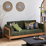 Диван двухместный Verde зеленый варинант исполнения - 7 | Loft Concept в Ростове-на-Дону