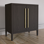 Современный Буфет Primo с 2 дверцами Темный орех варинант исполнения - 2 | Loft Concept в Ростове-на-Дону