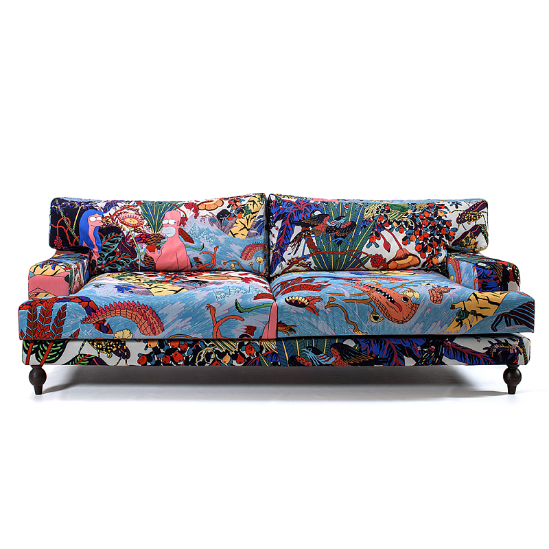 Премиальный Акцентный Диван Simpsons in Paradise Pop Art Sofa Мульти в Ростове-на-Дону | Loft Concept 