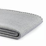 Плед из шерсти мериноса серого цвета 130×180 см Gray Waves варинант исполнения - 2 | Loft Concept в Ростове-на-Дону