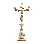 Подсвечник белый Попугай из фарфора с бронзовыми элементами Eden Garden варинант исполнения - 2 | Loft Concept в Ростове-на-Дону