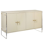 Комод бежевый на прозрачных боковых ножках Stingray Beige Dresser варинант исполнения - 1 | Loft Concept в Ростове-на-Дону