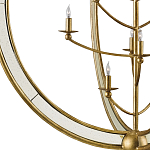 Люстра круглая с состаренными зеркальными элементами на корпусе Sample of Purity варинант исполнения - 1 | Loft Concept в Ростове-на-Дону