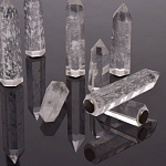 Люстра с двумя кольцами черного цвета с хрустальными элементами QUARTZ CRYSTAL варинант исполнения - 13 | Loft Concept в Ростове-на-Дону