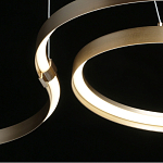 Люстра подвесная светодиодная в виде волнообразной ленты Ribbon Vortex варинант исполнения - 19 | Loft Concept в Ростове-на-Дону