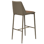 Стул барный с терракотовой обивкой из экокожи Spectacular High Chair варинант исполнения - 2 | Loft Concept в Ростове-на-Дону