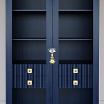 Дизайнерский шкаф витрина Elsa Dreams Blue с 4-мя ящиками варинант исполнения - 2 | Loft Concept в Ростове-на-Дону