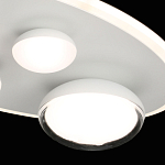 Потолочный светильник овальной формы белого цвета с 4-мя лампами Lunar Pebbles варинант исполнения - 6 | Loft Concept в Ростове-на-Дону