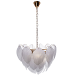 Люстра с лепестками из матового рифленого стекла Chandelier Water Lily варинант исполнения - 1 | Loft Concept в Ростове-на-Дону