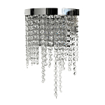 Бра Хром с каскадом сияющих кристаллов Shining Waterfall варинант исполнения - 1 | Loft Concept в Ростове-на-Дону