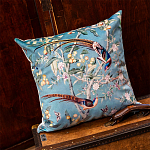 Подушка декоративная с изображением птиц в саду Chinoiserie Birds in a Tree Cushion варинант исполнения - 2 | Loft Concept в Ростове-на-Дону
