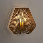 Бра с плетенным из пеньки абажуром Jutti H25 см варинант исполнения - 2 | Loft Concept в Ростове-на-Дону