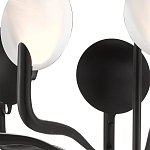 Люстра с плафонами в виде черно-белых дисков Ideal Shade Combination варинант исполнения - 1 | Loft Concept в Ростове-на-Дону