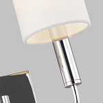 Бра с прямоугольным основанием и 2-мя белыми цилиндрическими льняными абажурами Feiss варинант исполнения - 2 | Loft Concept в Ростове-на-Дону