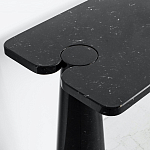 Консоль чёрная на 2-х конусообразных ножках Eros варинант исполнения - 2 | Loft Concept в Ростове-на-Дону