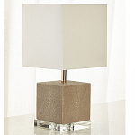 Настольная лампа деревянная с белым абажуром Wooden Table Lamp варинант исполнения - 1 | Loft Concept в Ростове-на-Дону