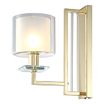 Бра с геометрическим каркасом из металла и цилиндрическим стеклянным плафоном Laurent варинант исполнения - 6 | Loft Concept в Ростове-на-Дону