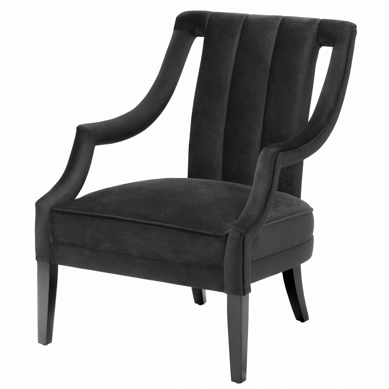  Eichholtz Chair Ermitage Black   -- | Loft Concept 