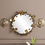 Бра круглое с прозрачным рельефным плафоном Crystal Prism варинант исполнения - 3 | Loft Concept в Ростове-на-Дону