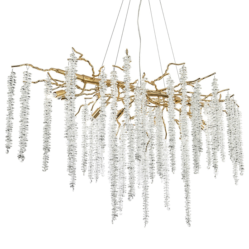          Fairytree Gold Crystal Chandelier     -- | Loft Concept 