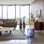 Фигурный приставной столик бордового цвета  AMORPHOUS варинант исполнения - 6 | Loft Concept в Ростове-на-Дону