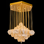 Люстра с фигурными подвесками из натурального камня Glowing Spheres варинант исполнения - 1 | Loft Concept в Ростове-на-Дону