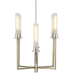 Люстра с 6-ю белыми матовыми плафонами из стекла в форме цилиндра Longitude варинант исполнения - 4 | Loft Concept в Ростове-на-Дону