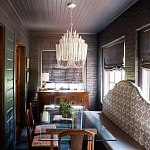 Люстра белая с несколькими ярусами деревянных палочек Bright Wooden Chandelier варинант исполнения - 5 | Loft Concept в Ростове-на-Дону