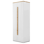 Шкаф платяной с белым глянцевым фасадом Grace of Furniture варинант исполнения - 2 | Loft Concept в Ростове-на-Дону