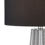 Настольная лампа с черно-белым узором Wavy Stripes варинант исполнения - 1 | Loft Concept в Ростове-на-Дону