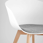 Стул из пластика с мягким сиденьем Eames варинант исполнения - 7 | Loft Concept в Ростове-на-Дону