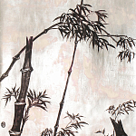 Обои ручная роспись Bamboo Quicksilver on Tarnished Silver gilded paper варинант исполнения - 1 | Loft Concept в Ростове-на-Дону