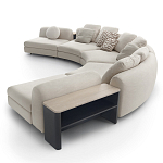 Большой угловой Диван California трансформер с приставными деревянными модулями   варинант исполнения - 2 | Loft Concept в Ростове-на-Дону