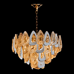 Люстра с многослойными белыми и прозрачными подвесками Character Chandelier варинант исполнения - 4 | Loft Concept в Ростове-на-Дону