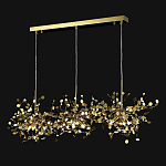 Люстра подвесная из трех частей с металлическими круглыми элементами Terzani Argent варинант исполнения - 5 | Loft Concept в Ростове-на-Дону