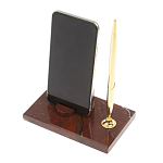 Подставка для телефона с ручкой из натурального камня креноид Natural Stone Stand варинант исполнения - 3 | Loft Concept в Ростове-на-Дону