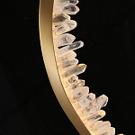 Подвесной светильник обрамленный элементами в виде кристаллов Smooth Shine варинант исполнения - 5 | Loft Concept в Ростове-на-Дону