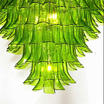 Люстра из семи ярусов зеленого стекла Independence варинант исполнения - 7 | Loft Concept в Ростове-на-Дону
