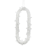 Подвесной светильник овальной формы с декором кристаллы Gilbertine Oval Crystals Hanging Lamp варинант исполнения - 1 | Loft Concept в Ростове-на-Дону