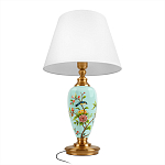 Настольная лампа голубая с изображением птиц Slip Away варинант исполнения - 3 | Loft Concept в Ростове-на-Дону