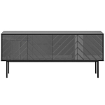 Длинная тумба с зеркальным декором Serena варинант исполнения - 11 | Loft Concept в Ростове-на-Дону