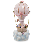 Статуэтка фарфоровая музыкальная Девочка на воздушном шаре Charming Statuette варинант исполнения - 1 | Loft Concept в Ростове-на-Дону